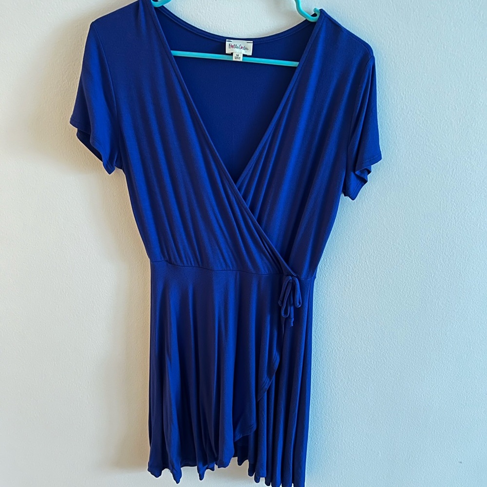 Blue Wrap Dress